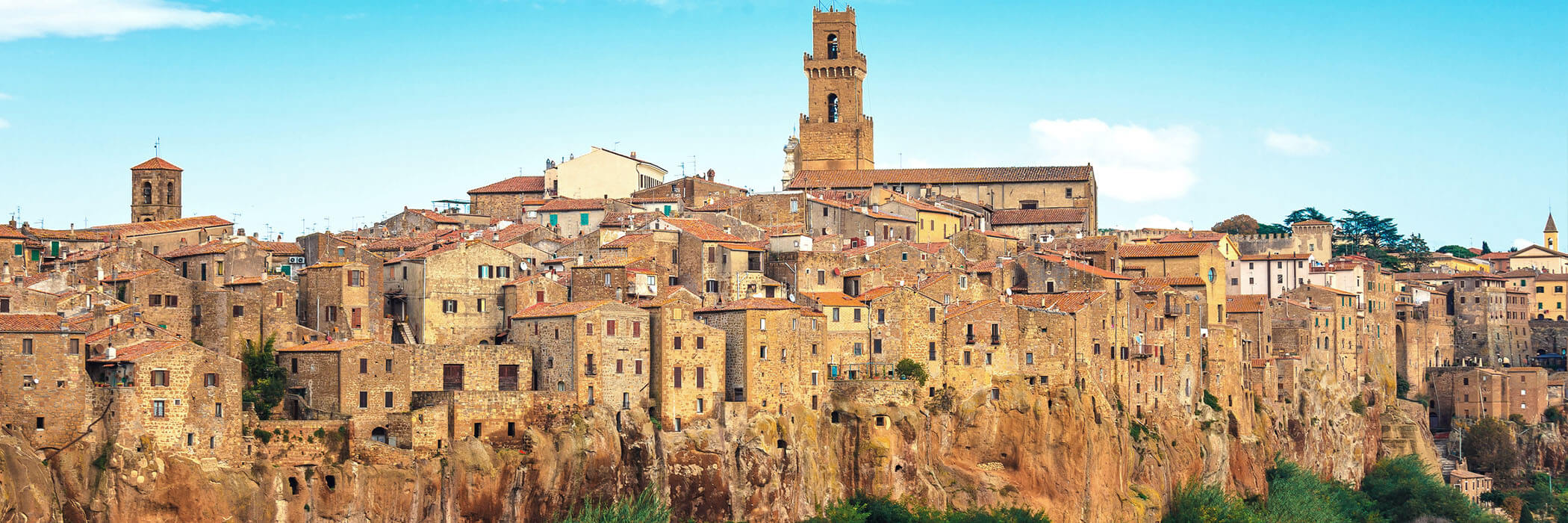 typischer Ort in der Toskana